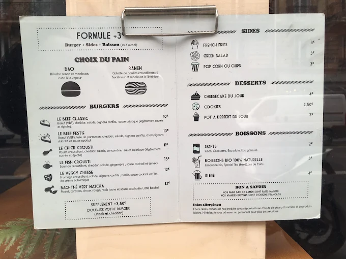 Little Baobei menu 3