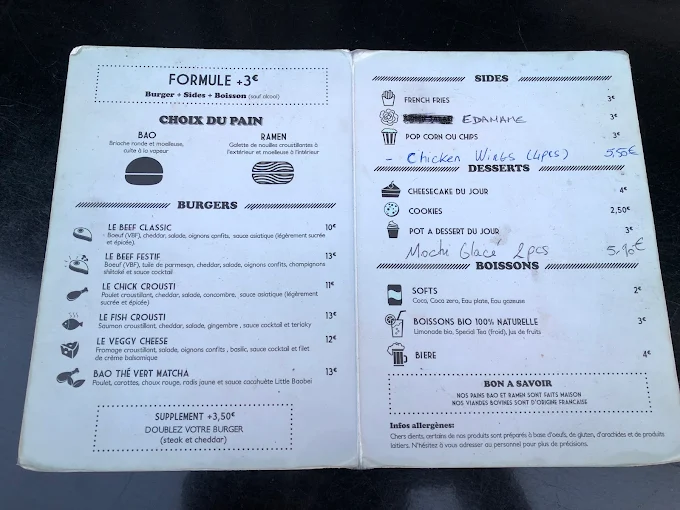 Little Baobei menu 1